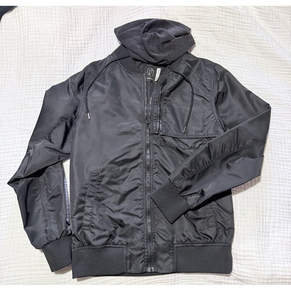 Original Use Hooded Bomber-Style Jacket